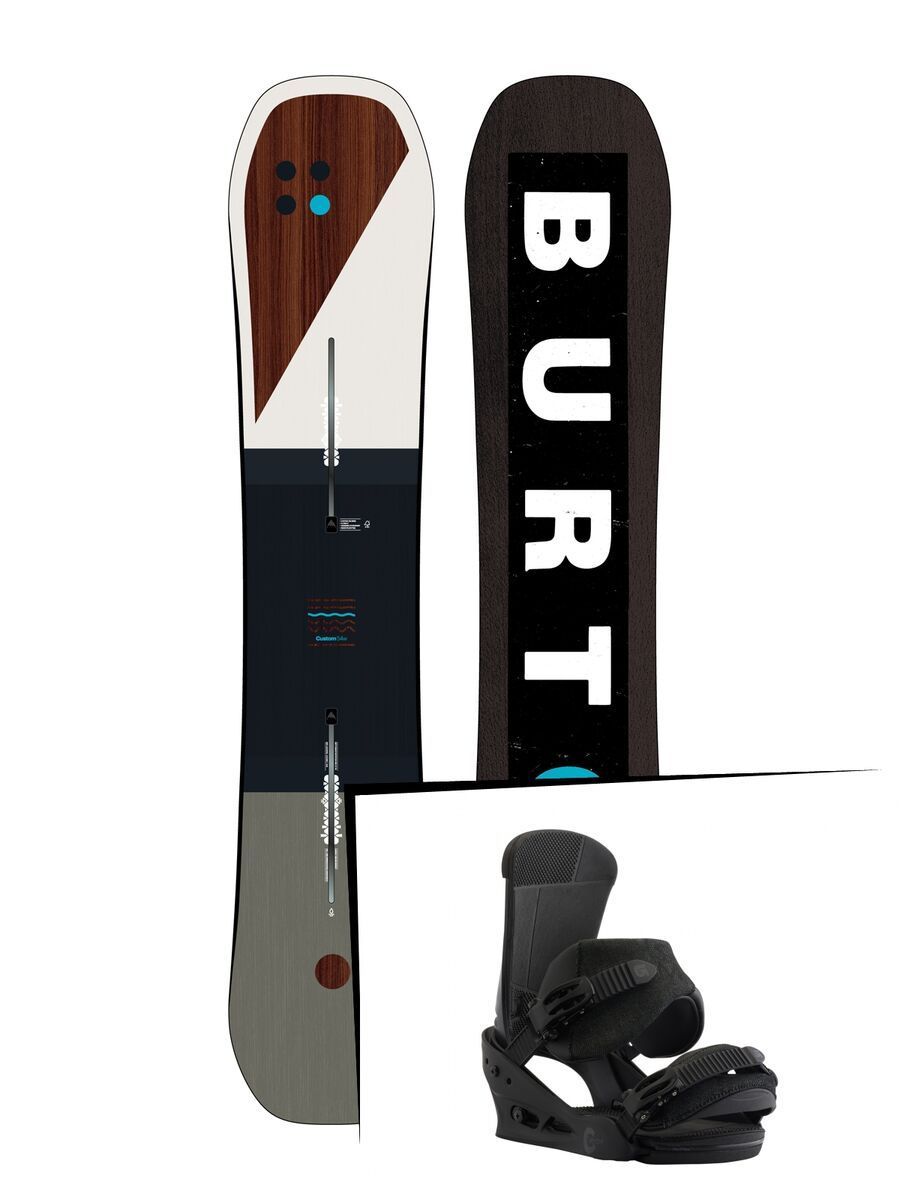 Set: Burton Custom Flying V 2019 +  Custom (1930933S) - Bild 1