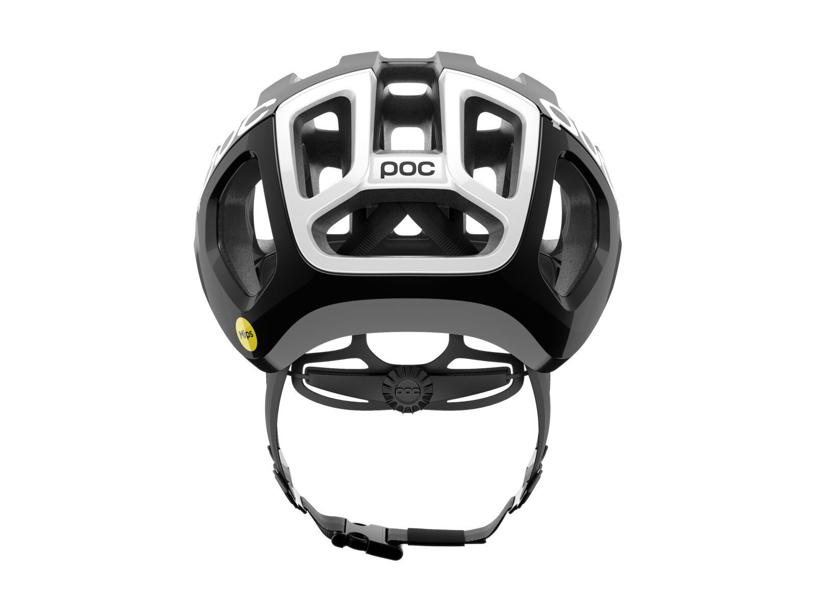 POC Ventral Air MIPS, uranium black matt/hydrogen white w. logo - Bild 4