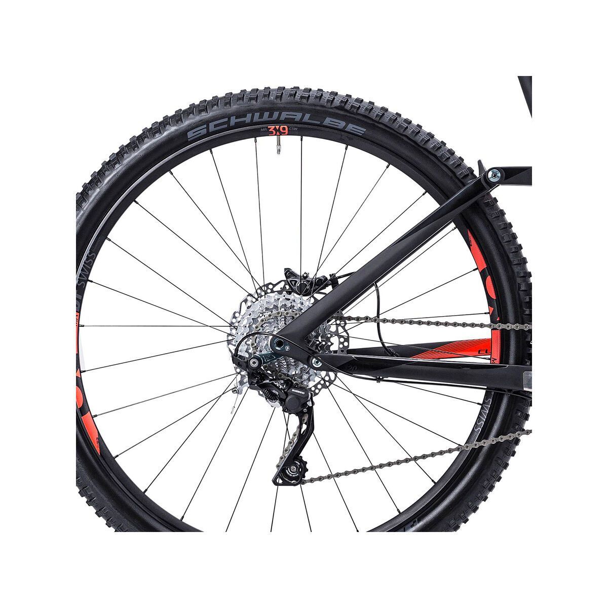 Cube Stereo 120 Super HPC Race 29, black flashred - Bild 4