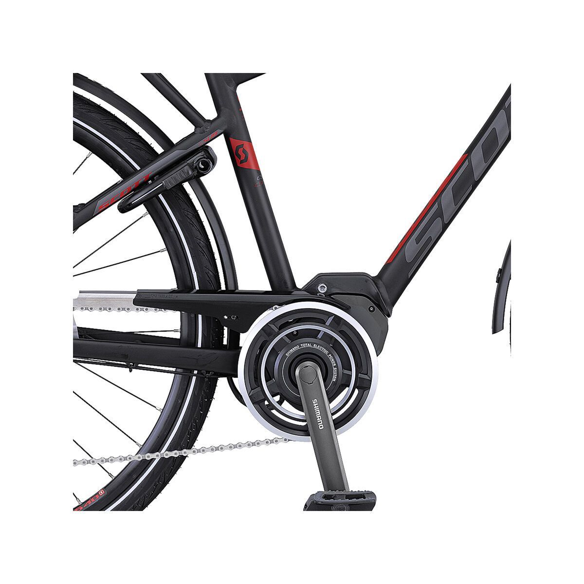 Scott E-Sub Comfort Men, black/red - Bild 3