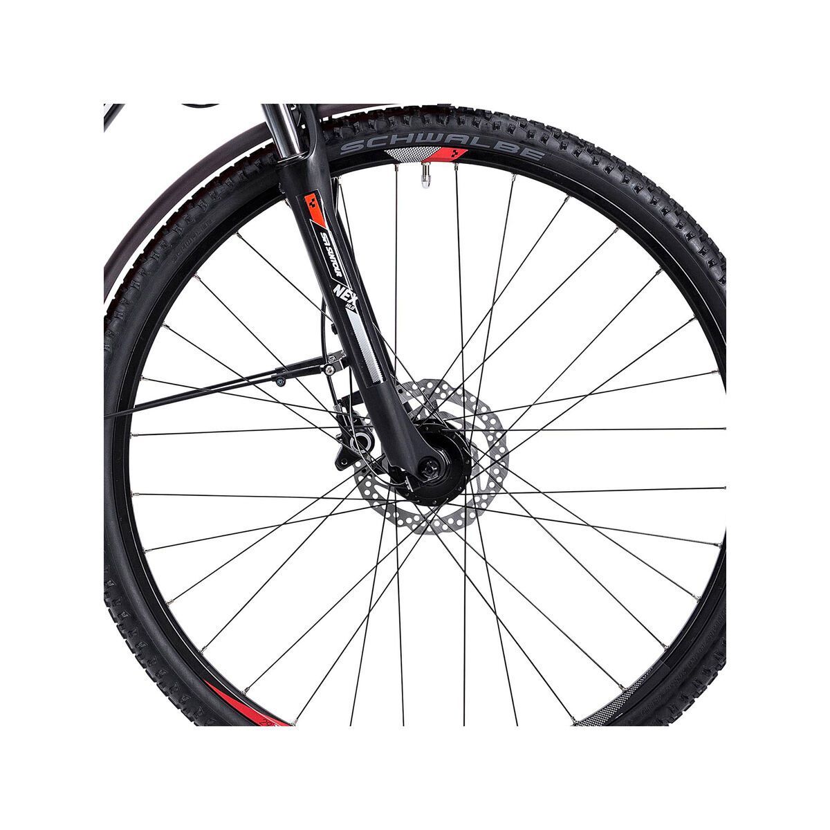 Cube Nature Allroad Trapeze, black white red - Bild 2