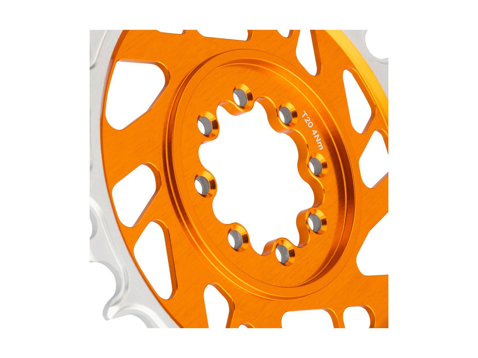 Burgtec 3 mm Offset Thick Thin Chainring SRAM 8-Bolt, iron bro orange - Bild 3