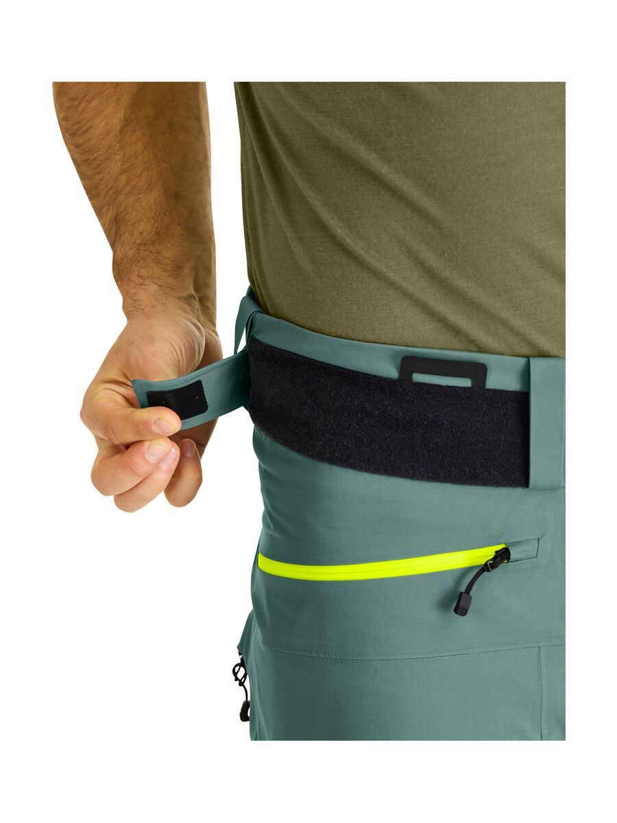 Ortovox 3L Deep Shell Pants M, black raven - Bild 3