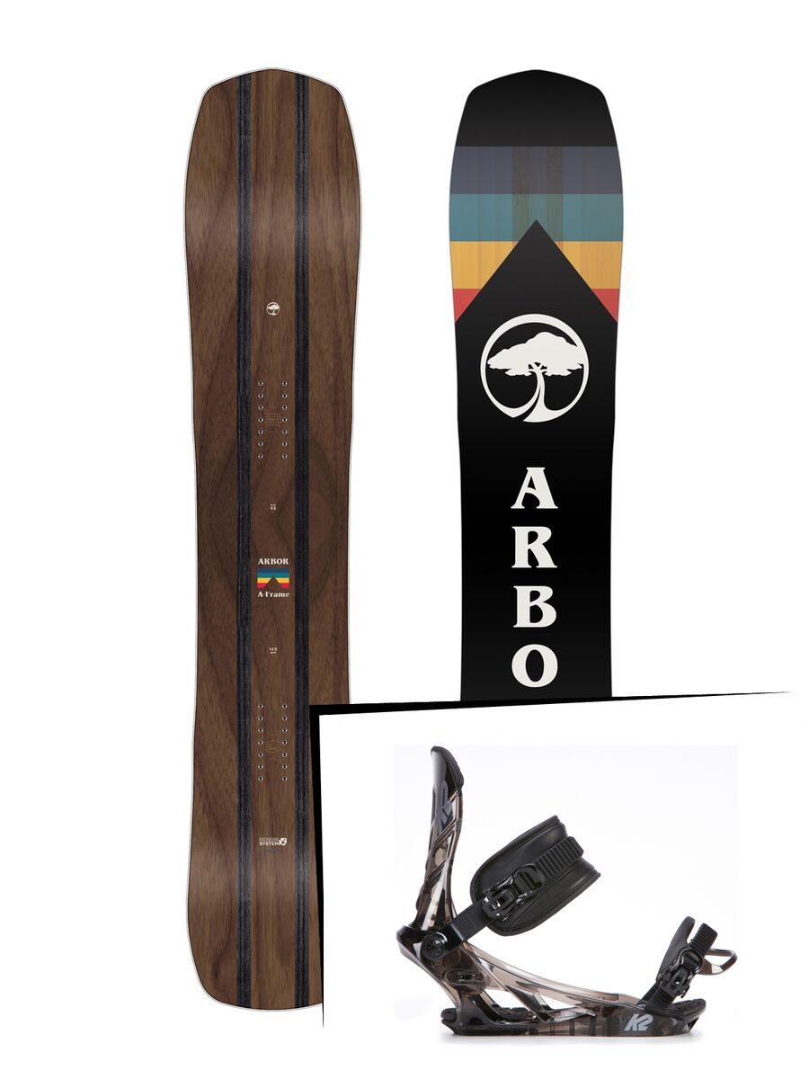 Set: Arbor A-Frame 2019 + K2 Sonic black - Bild 1