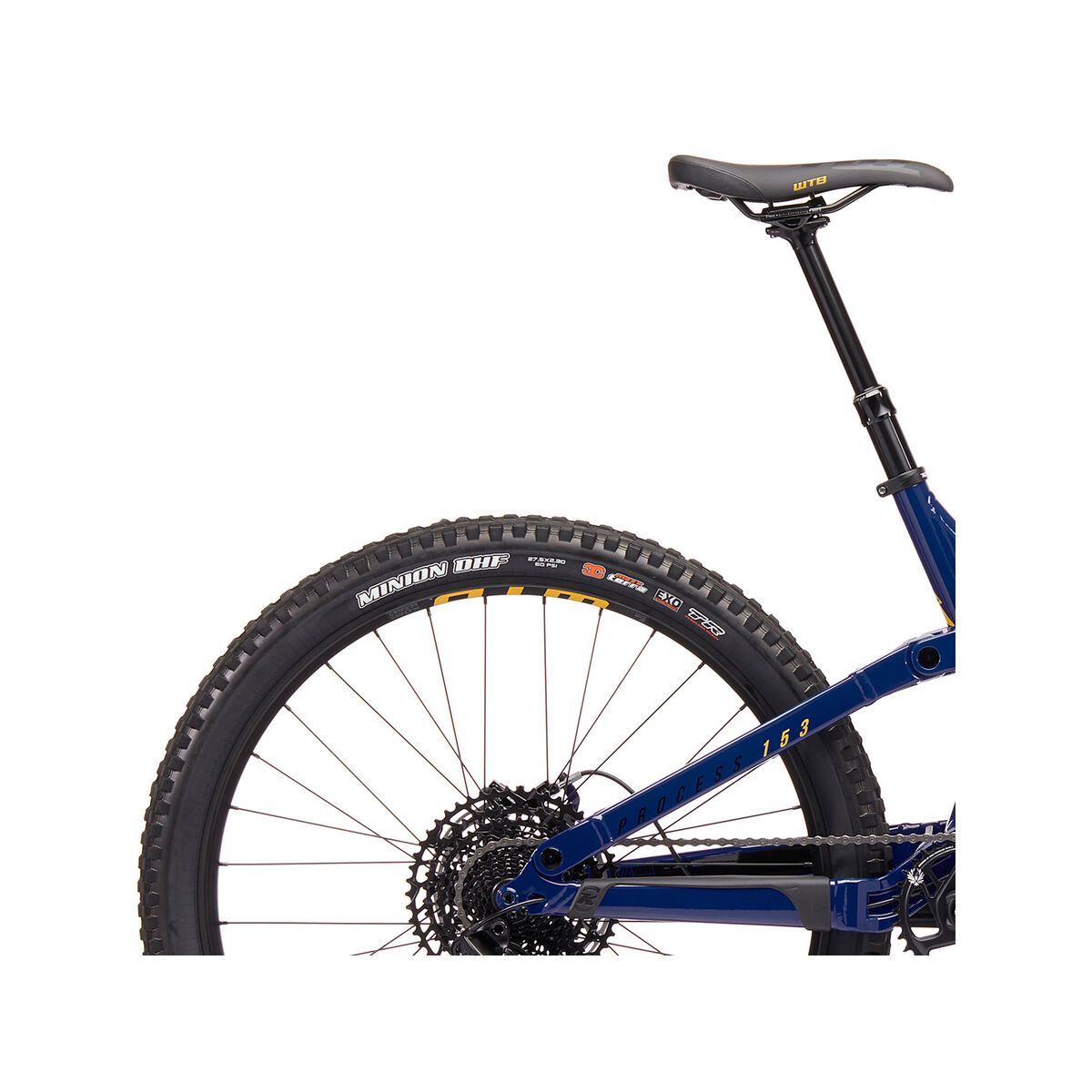 Kona Process 153 DL 27.5, gloss sapphire blue w/ yellow & black decals - Bild 6