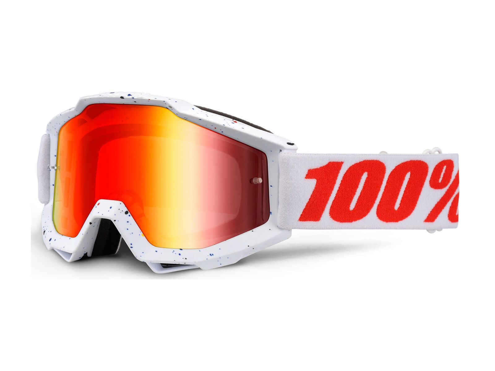 100% Accuri, skylar white/red mirror + clear - Bild 1
