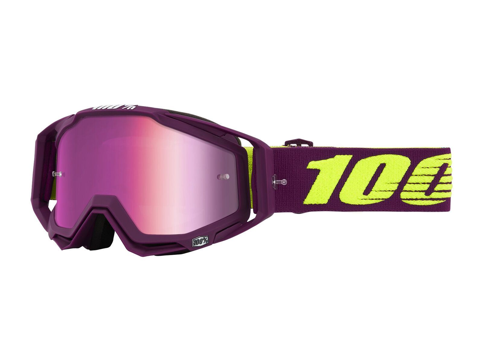 100% Racecraft, klepto/Lens: mirror pink - Bild 1