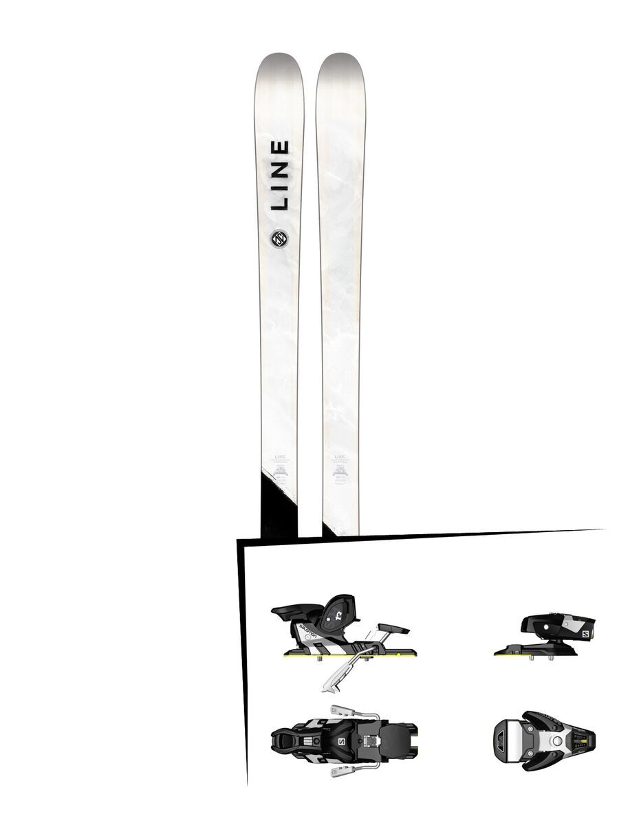 Set: Line Supernatural 86 2018 + Salomon STH2 WTR 13 black/white - Bild 1