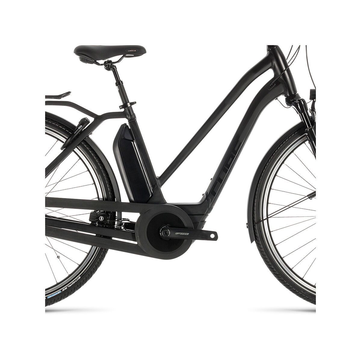 Cube Town Hybrid EXC 400 Trapeze, black edition - Bild 3