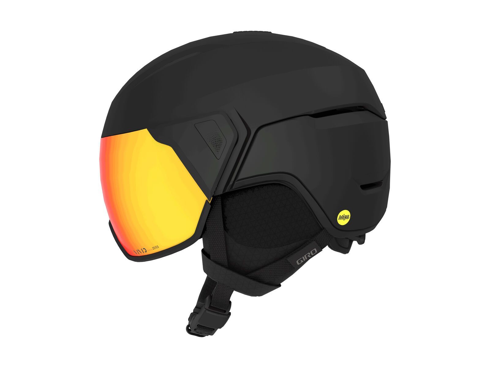 Giro Orbit Spherical MIPS, matte black + vivid ember - Bild 2