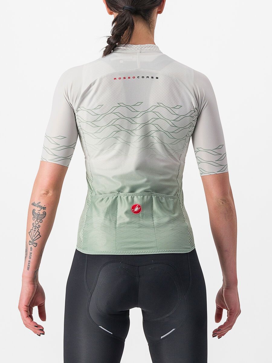 Castelli Climber's 2.0 W Jersey, moon gray/defender green - Bild 3