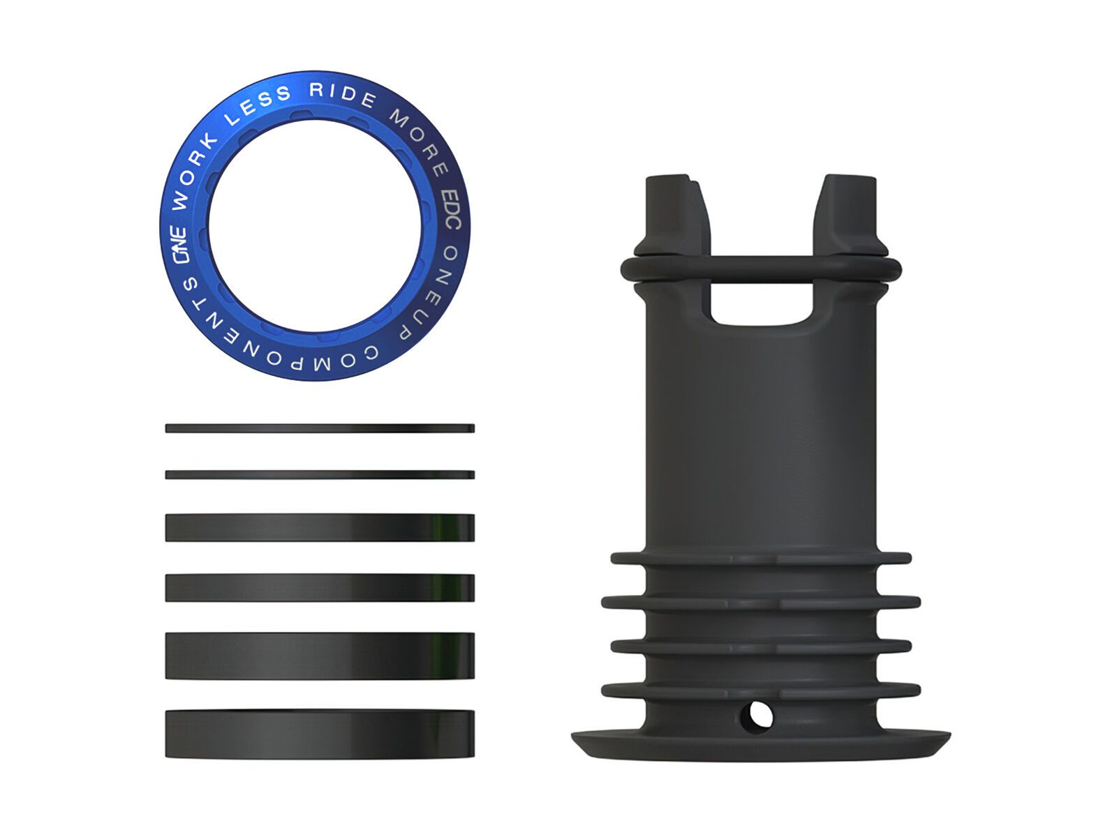 OneUp Components EDC Threaded Top Cap, dark blue - Bild 1