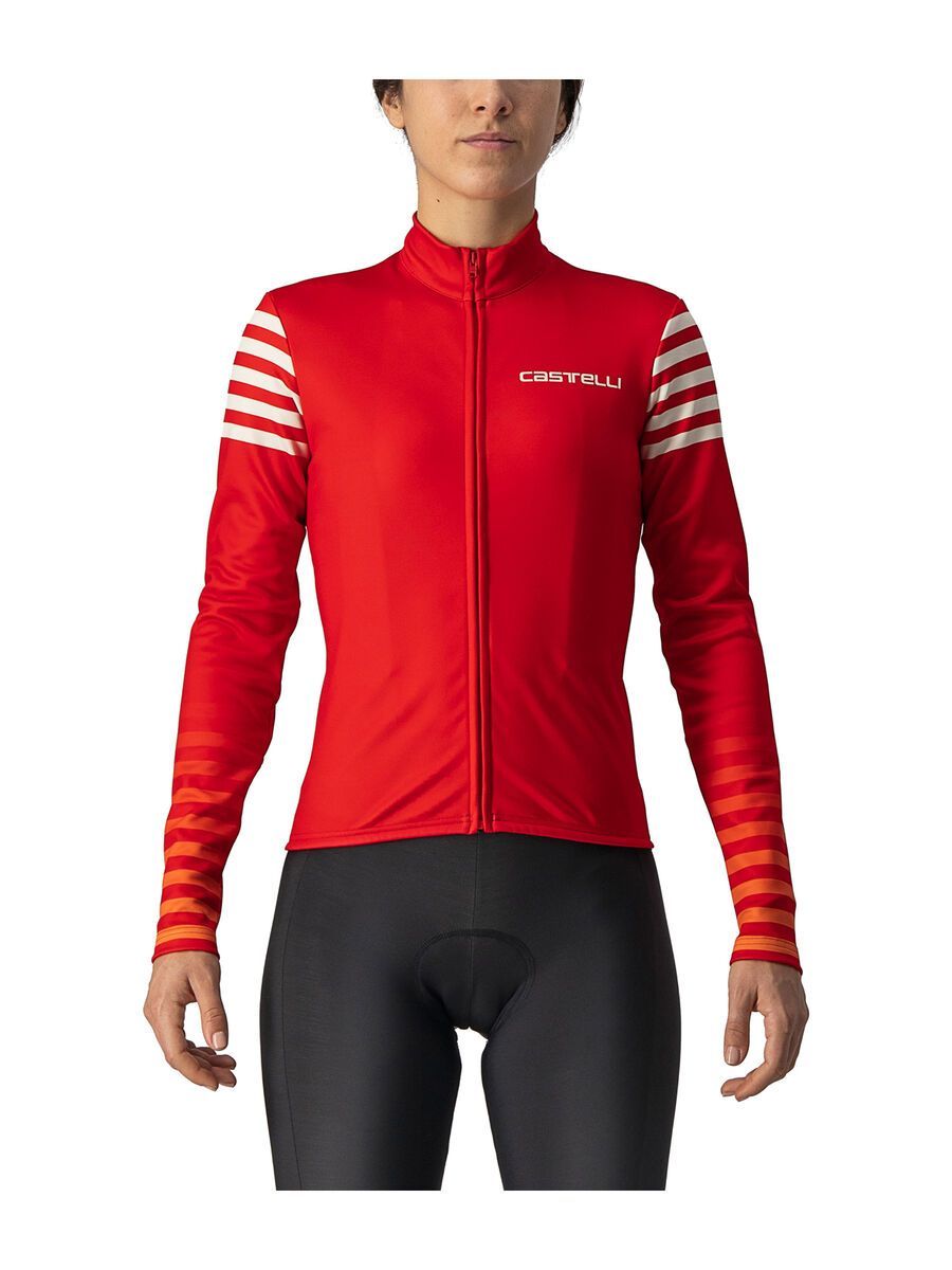 Castelli Autunno LS Jersey, red/white - Bild 1