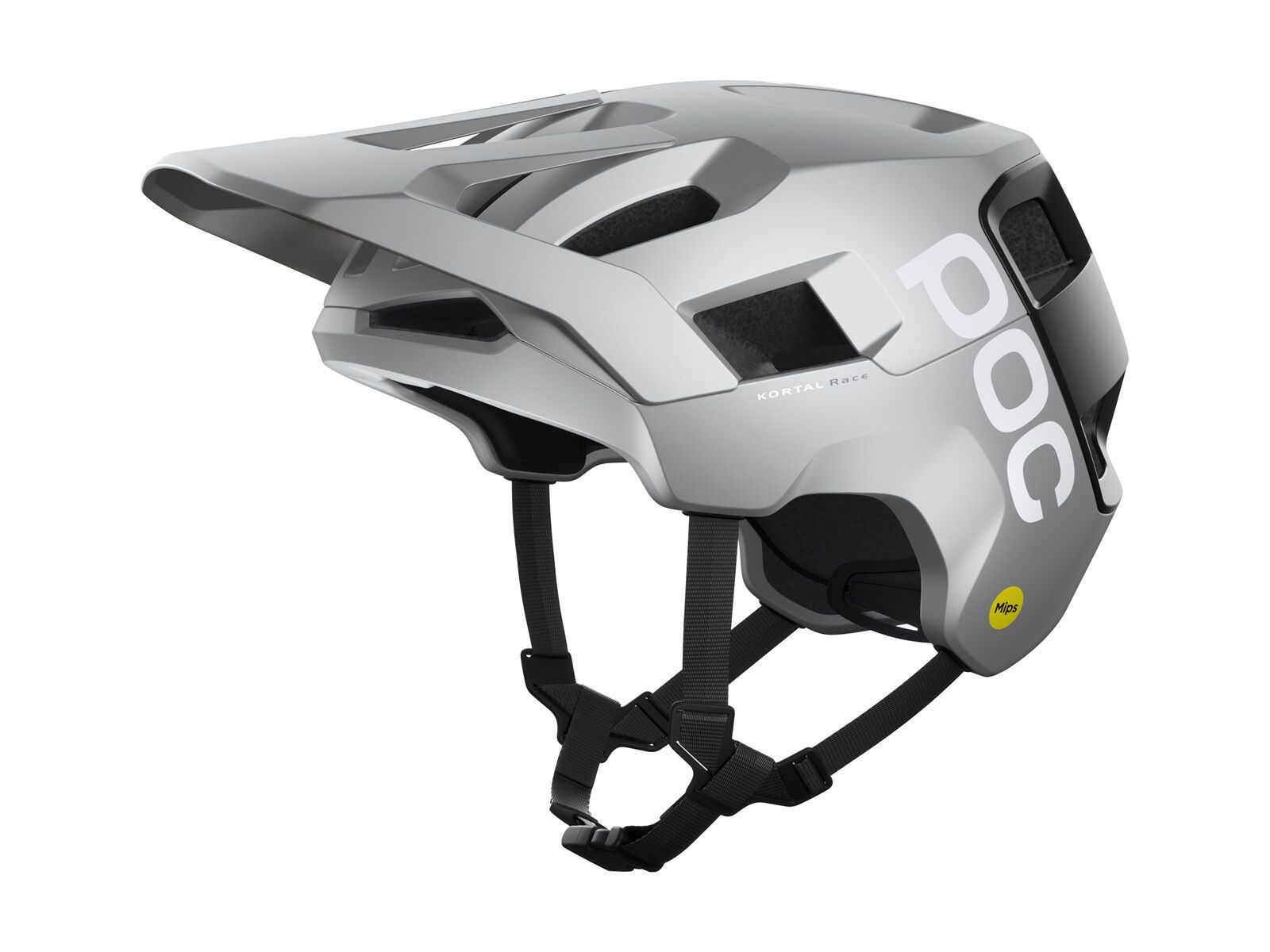 POC Kortal Race MIPS, argentite silver/uranium black matt - Bild 1