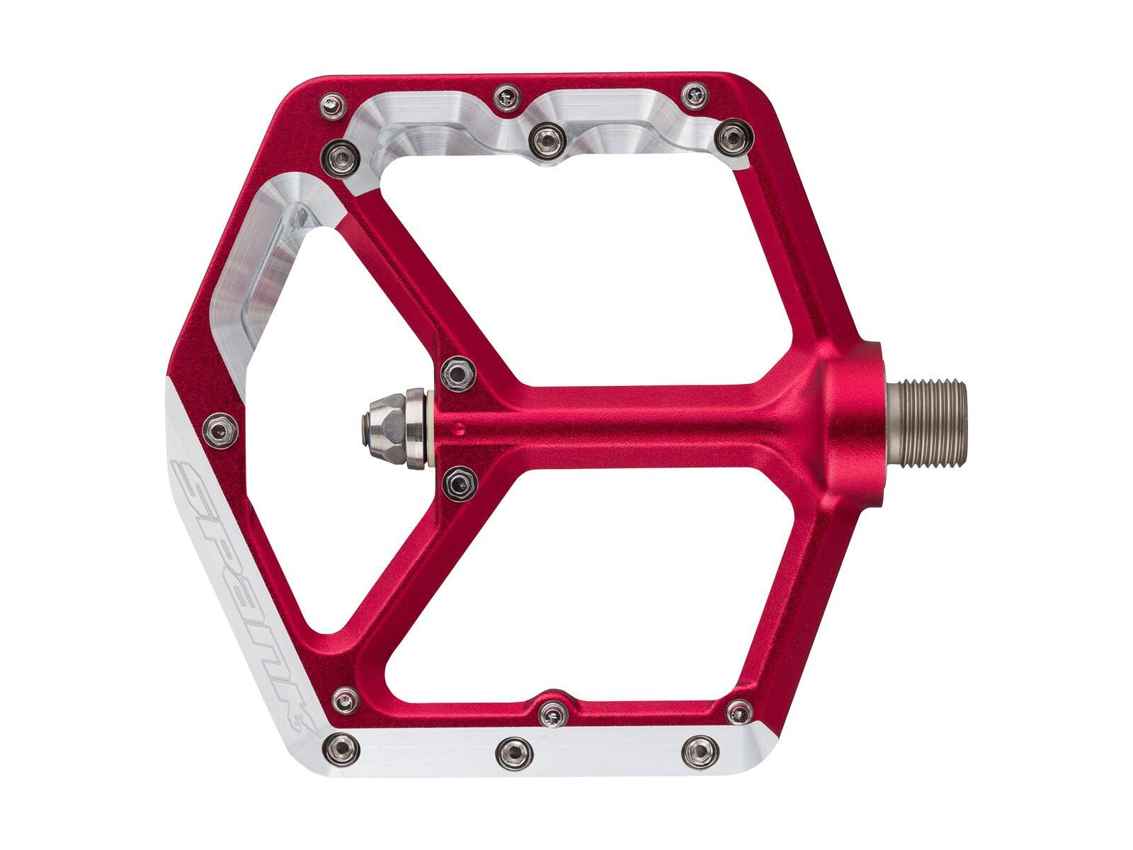 Spank Oozy Trail Pedals, red - Bild 3