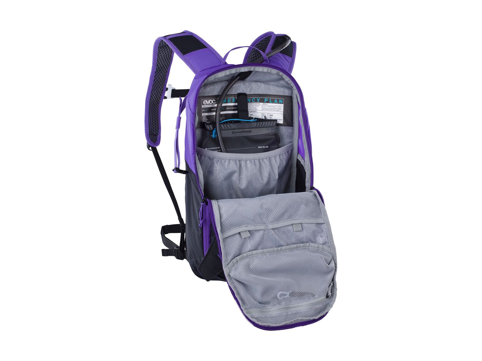 Evoc Ride 8 + Hydration Bladder 2, violet/black - Bild 7