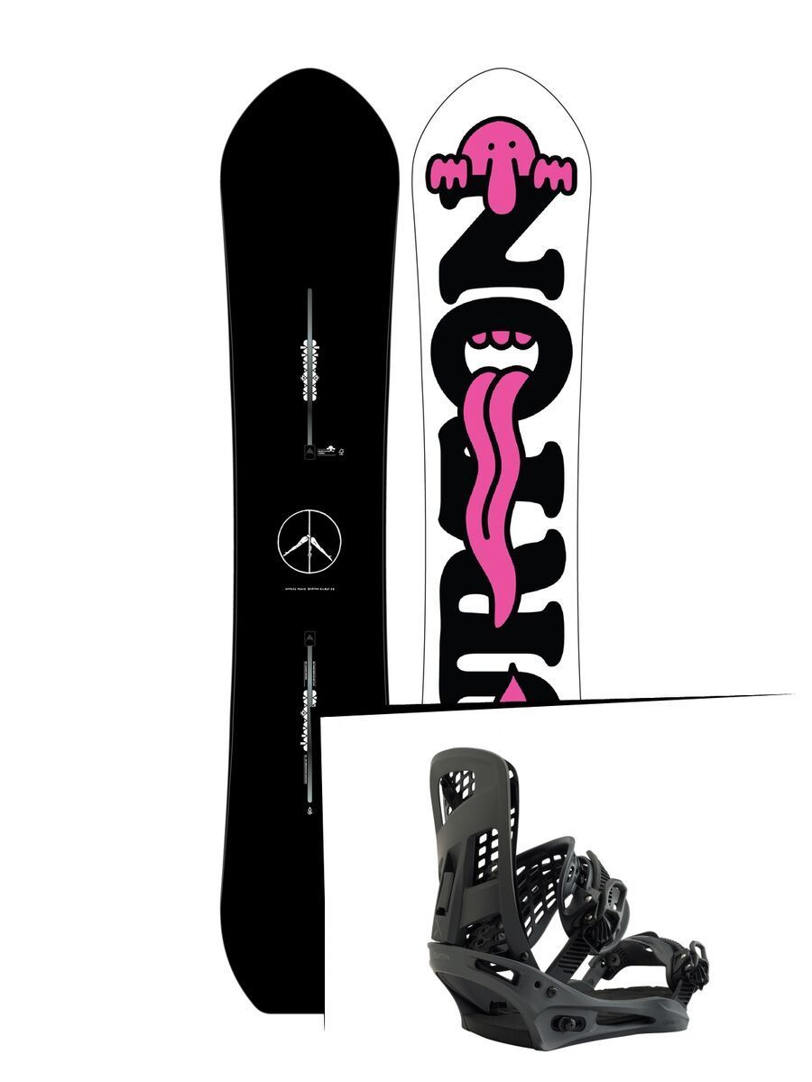 Set: Burton Kilroy Custom 2019 + Burton Genesis X black matte - Bild 1