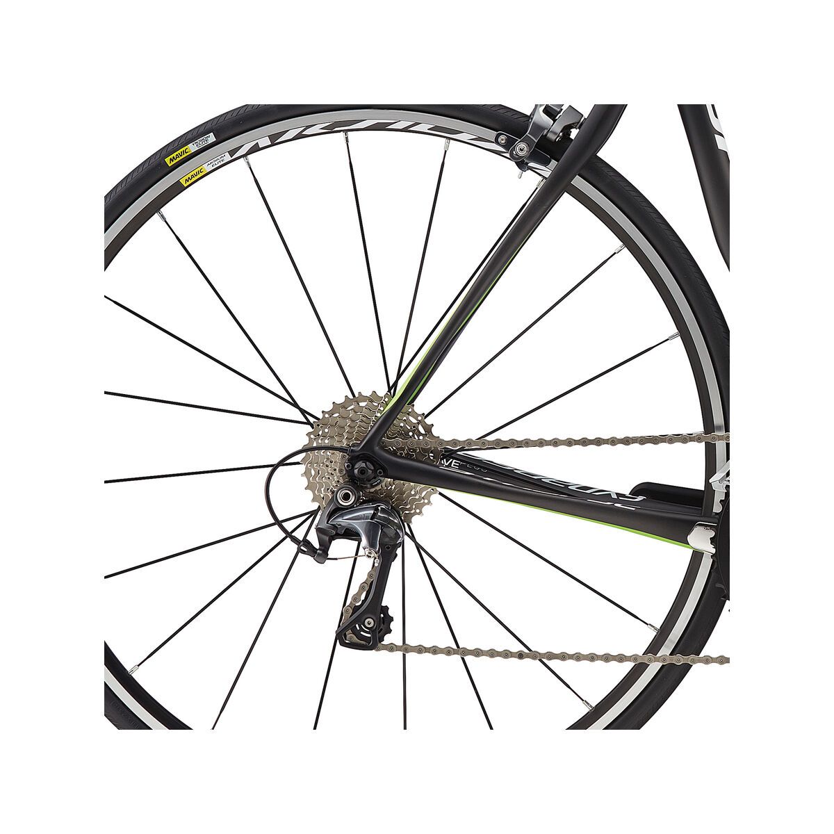 Cannondale Synapse Carbon Ultegra 3, berserker green w/ magnesium white and nearly black, matte - Bild 4