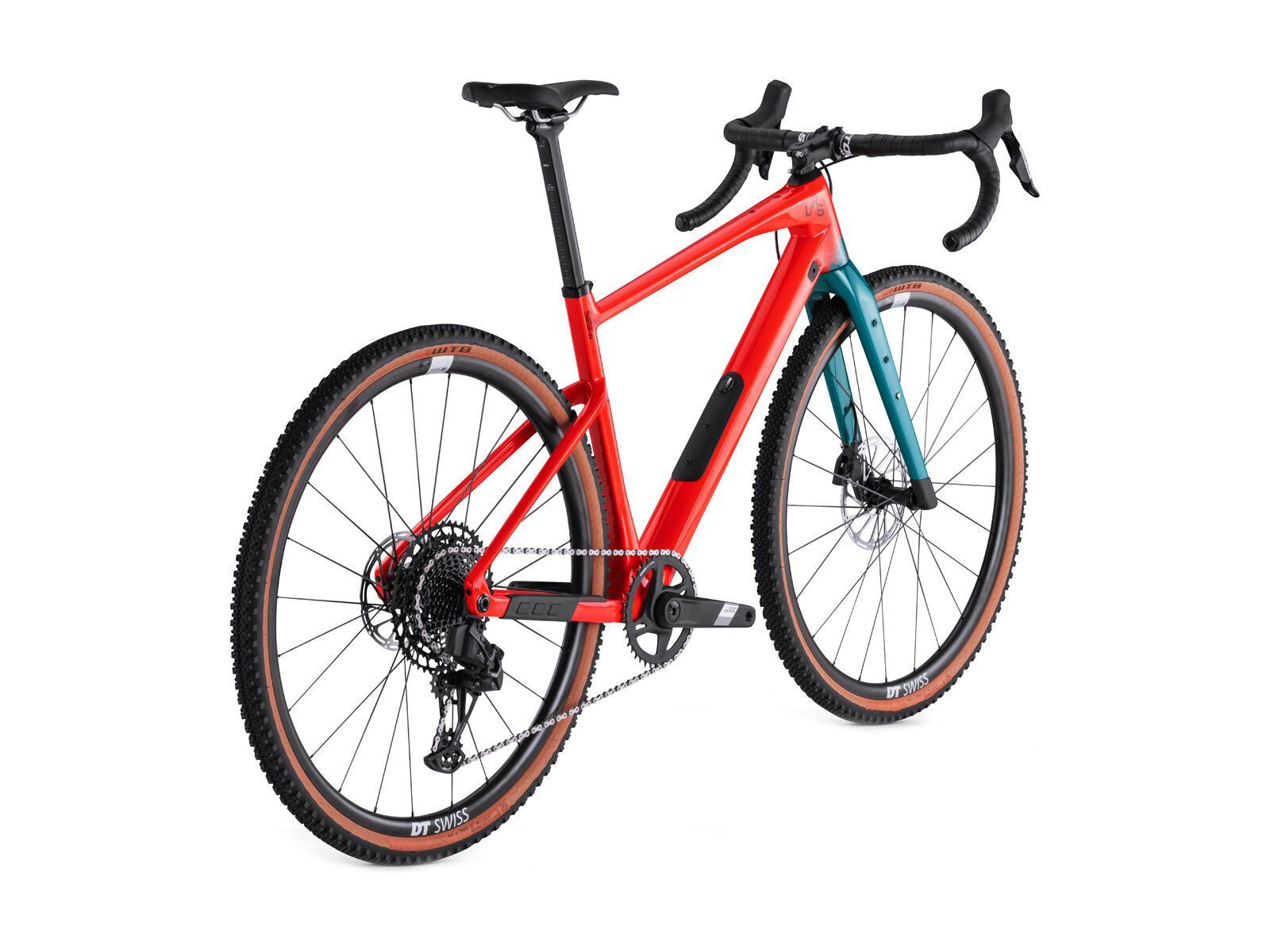 BMC URS Two, neon red/dark petrol - Bild 3