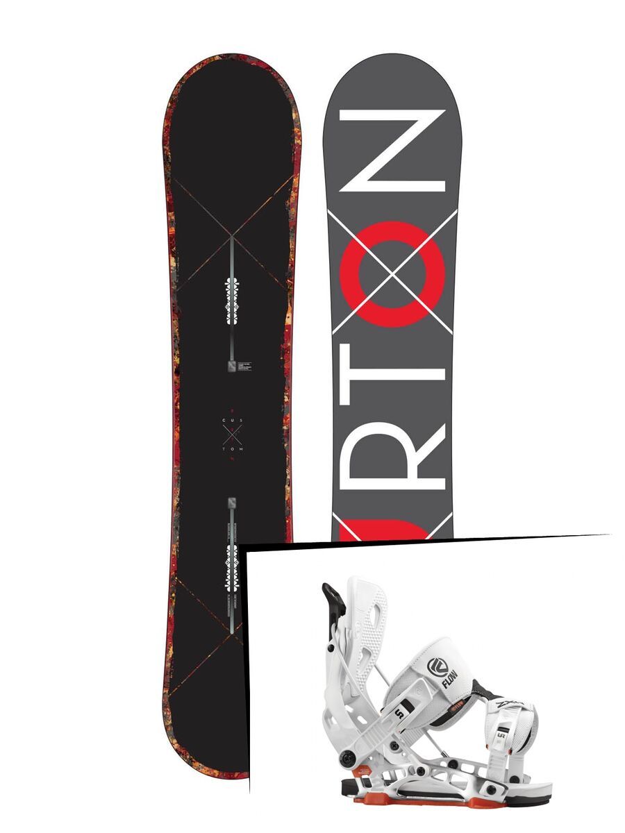 Set: Burton Custom X 2015 + Flow NX2 (1513121S) - Bild 1