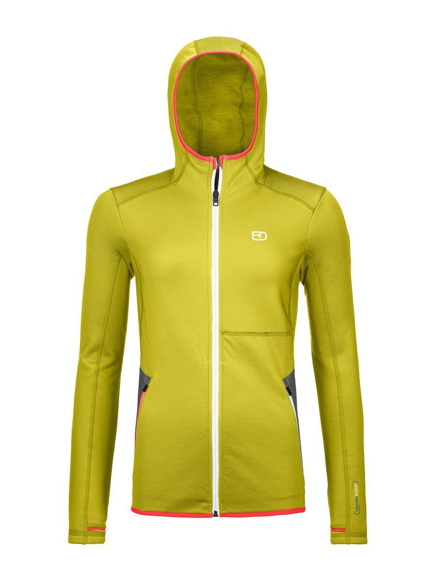Ortovox Merino Fleece Hoody W, dirty daisy - Bild 1