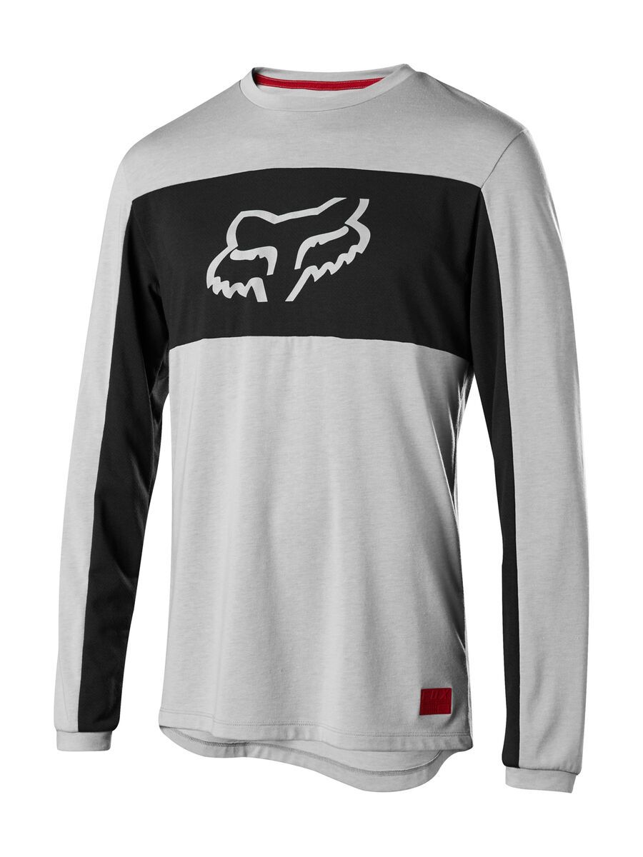 Fox Ranger Drirelease Foxhead LS Jersey, steel grey - Bild 1