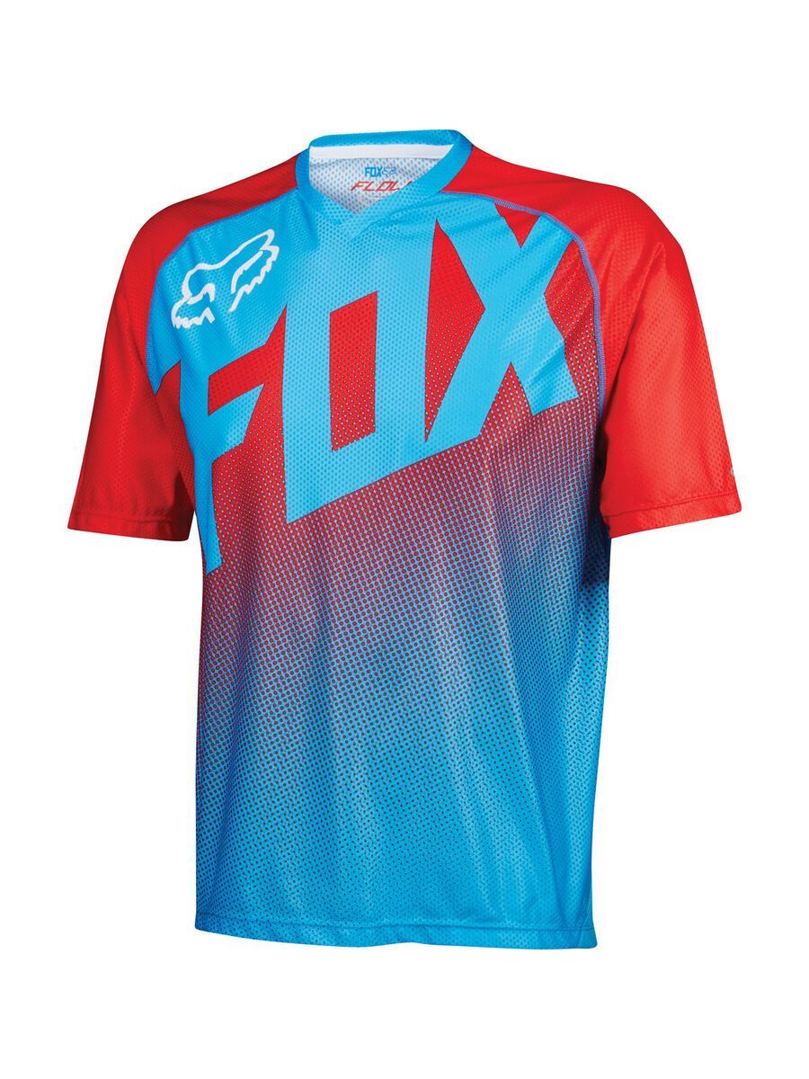 Fox Flow SS Jersey, cyan - Bild 1