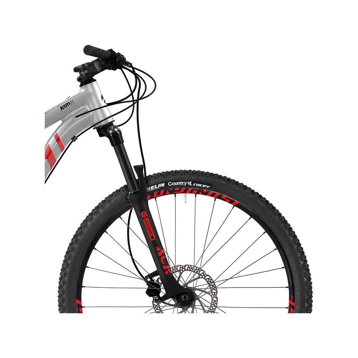 Ghost Kato FS 2.7 AL, iridium silver/riot red/jet black - Bild 7