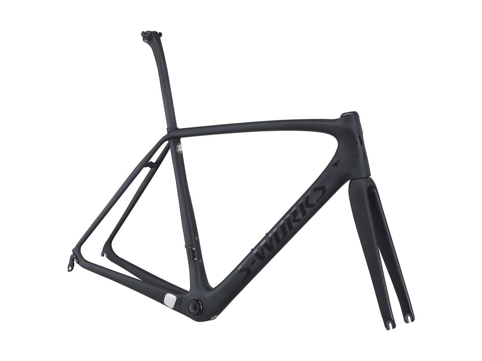 Specialized S-Works Tarmac Frameset, satin/gloss tarmac black/clean - Bild 1