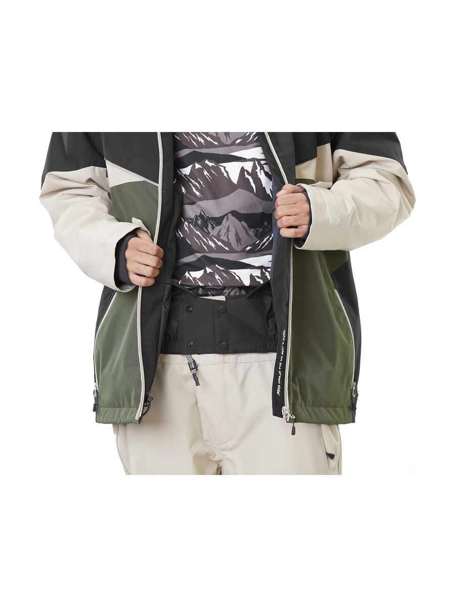 Picture Styler Jacket, black/lychen green - Bild 9