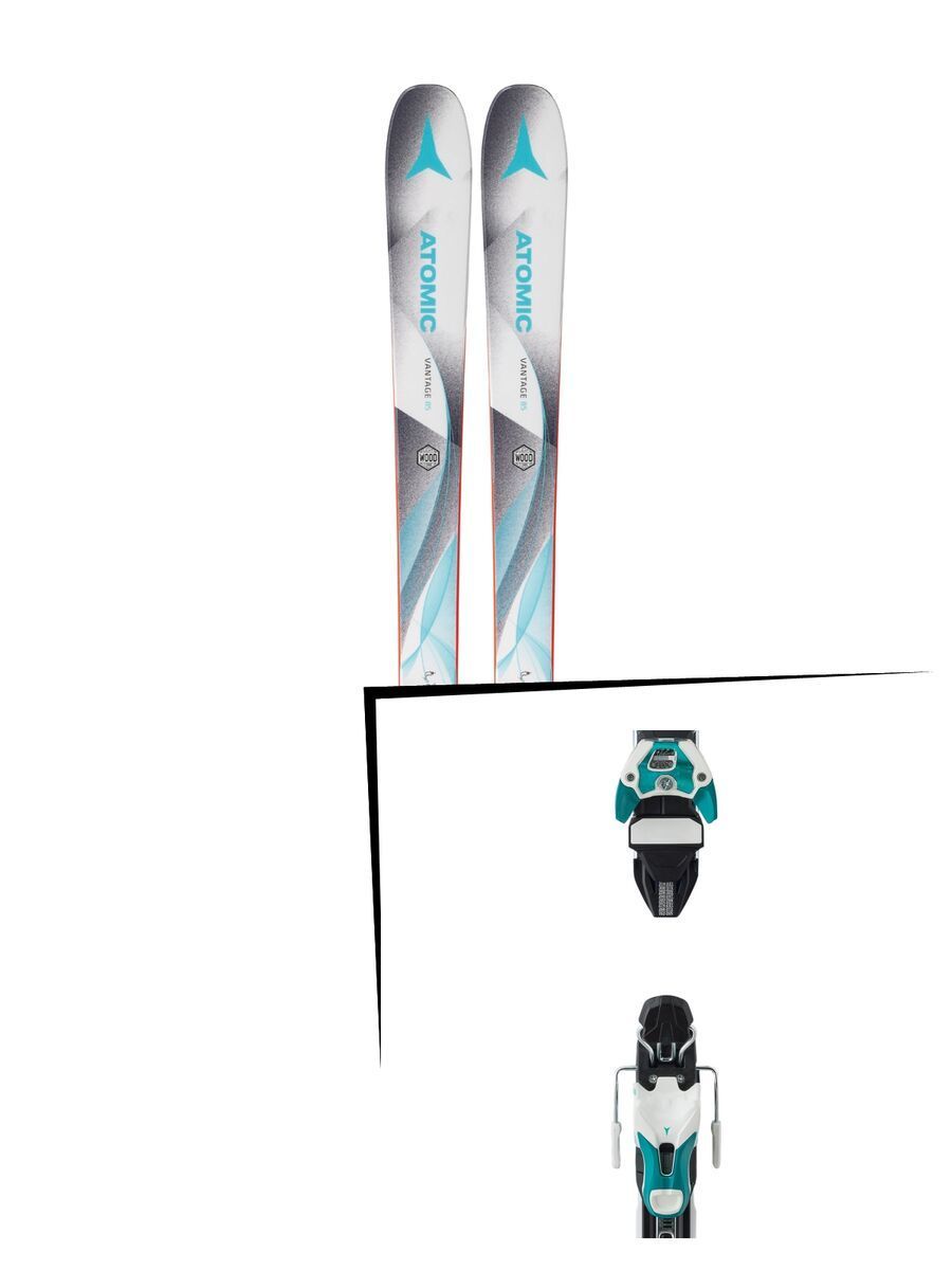 Set: Atomic Vantage 85 W 2018 + Atomic Warden 11 DT white/mint - Bild 1