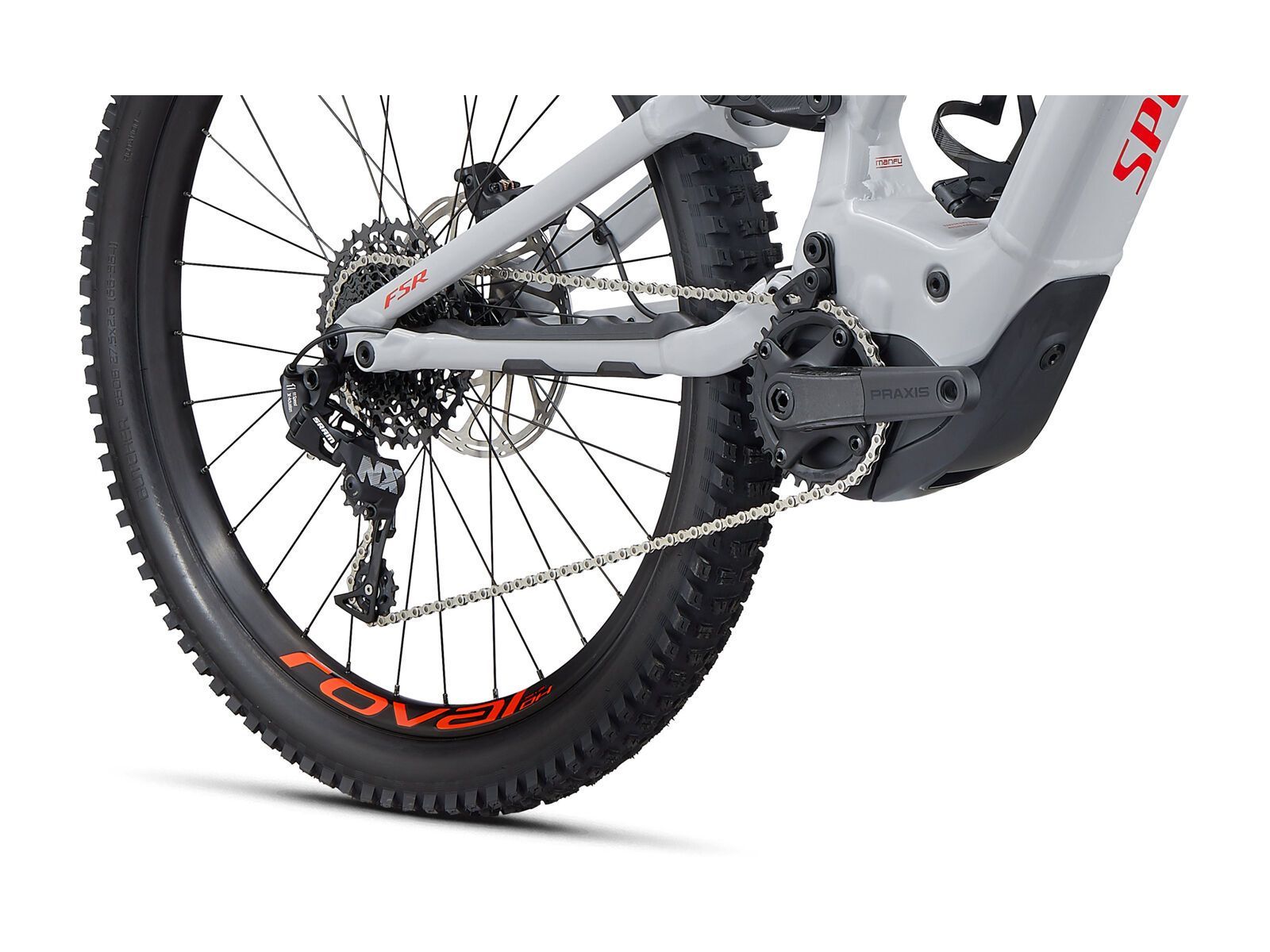 Specialized Turbo Kenevo Comp 6Fattie, grey/rocket red - Bild 8