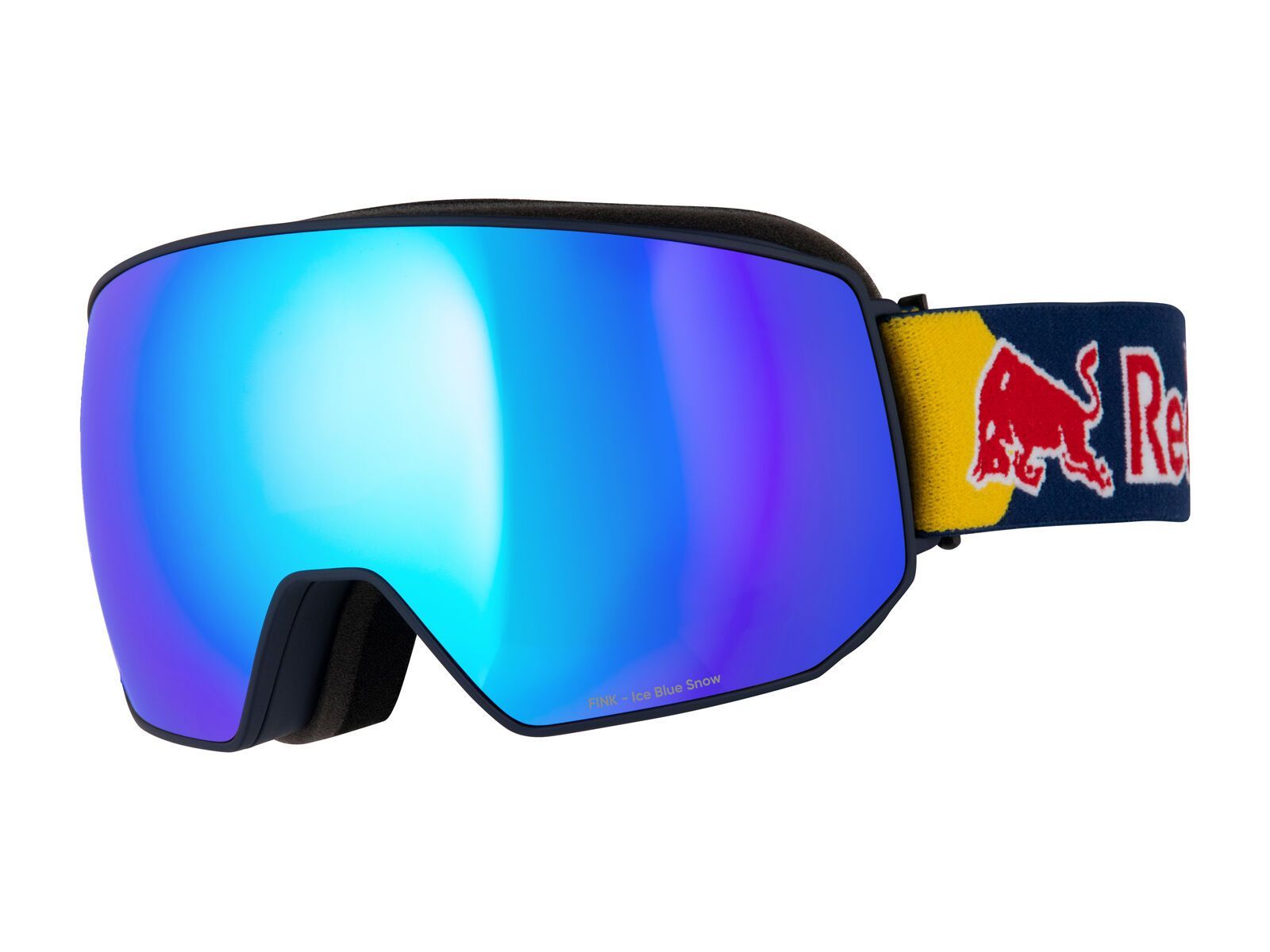 Red Bull Spect Eyewear Fink, Smoke-Ice Blue Mirror / matt blue - Bild 4
