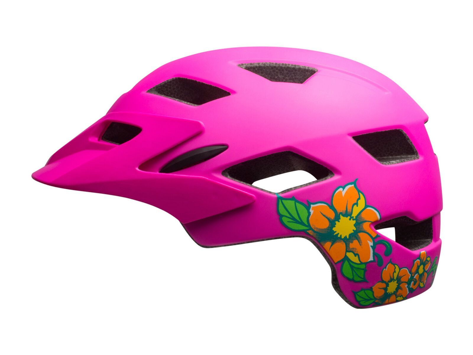 Bell Sidetrack Child, matte pink/lime blossom - Bild 2