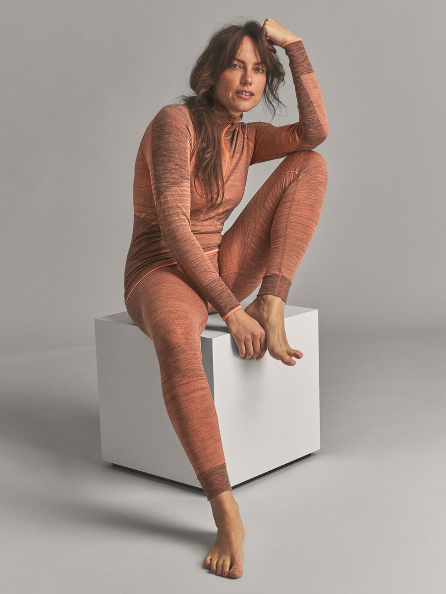 Ortovox 230 Merino Competition Zip Neck W, faded tangerine - Bild 5