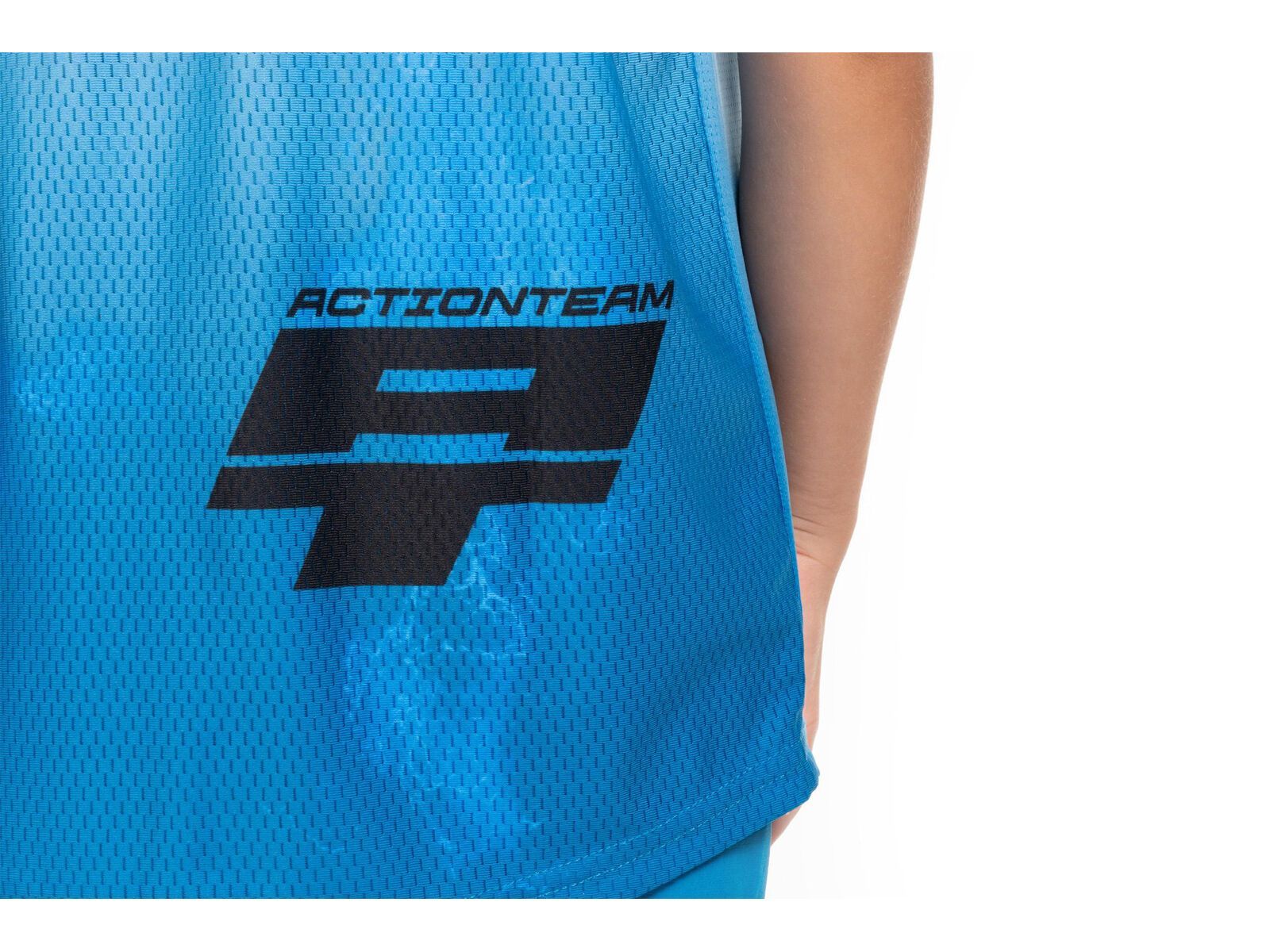 Cube MTB Trikot Rookie X Actionteam kurzarm, topas blue - Bild 6