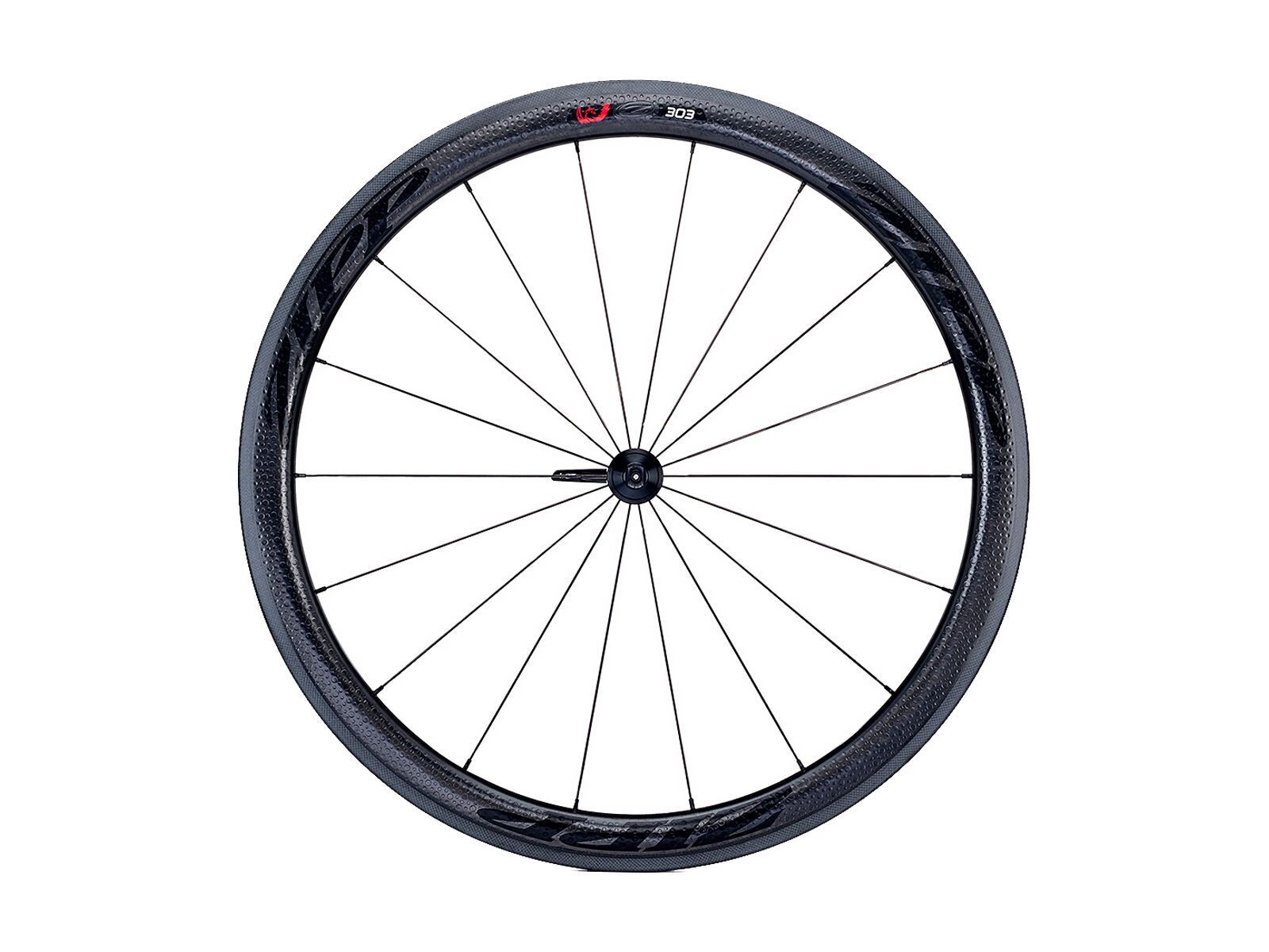Zipp 303 Firecrest Tubular, schwarz / schwarze Aufkleber - Bild 1