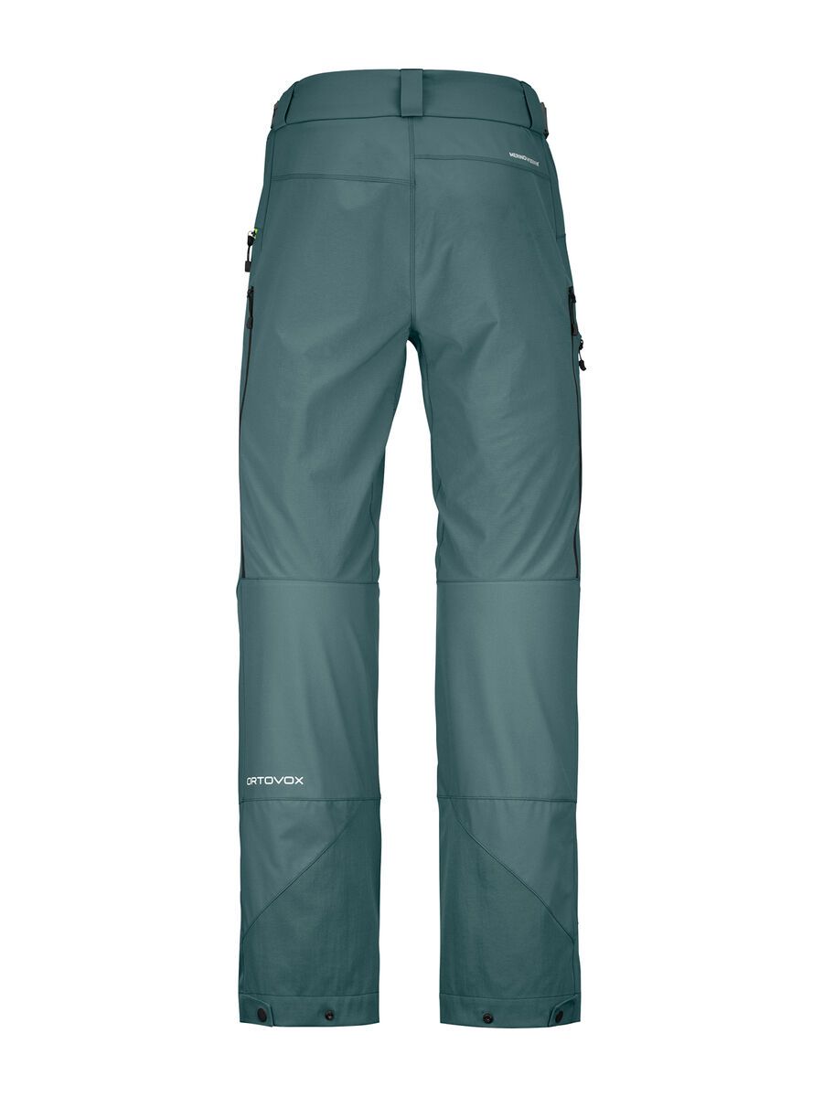 Ortovox Merino Deep Shell Mesola Pants M, arctic grey - Bild 2