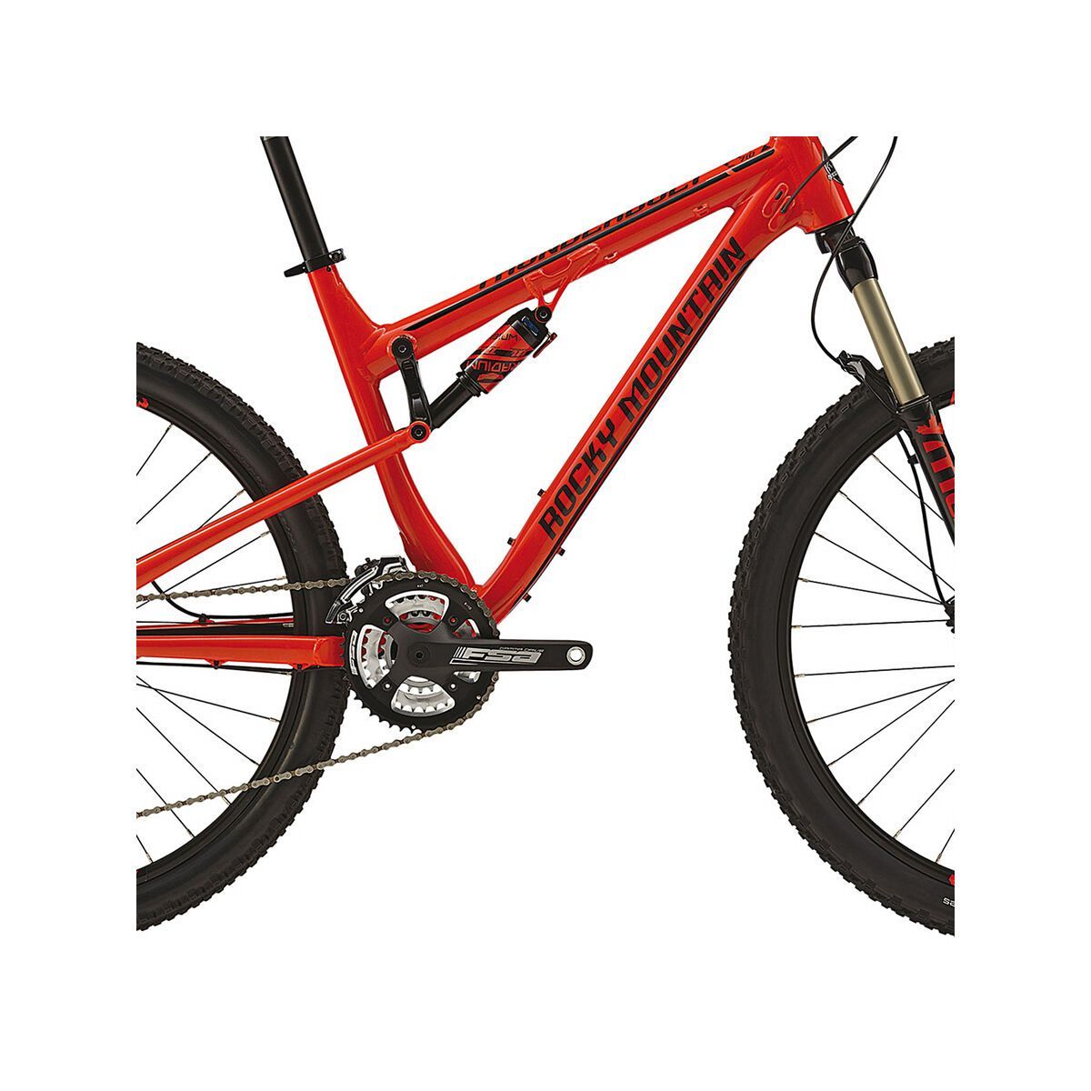 Rocky Mountain Thunderbolt 710 gloss neon red BIKER BOARDER.DE