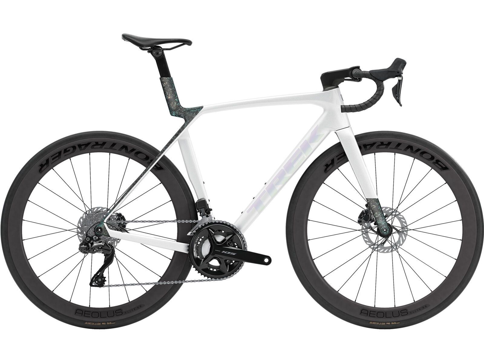 Trek Madone SL 6 Gen 8, gloss crystal white/matte deep smoke - Bild 1