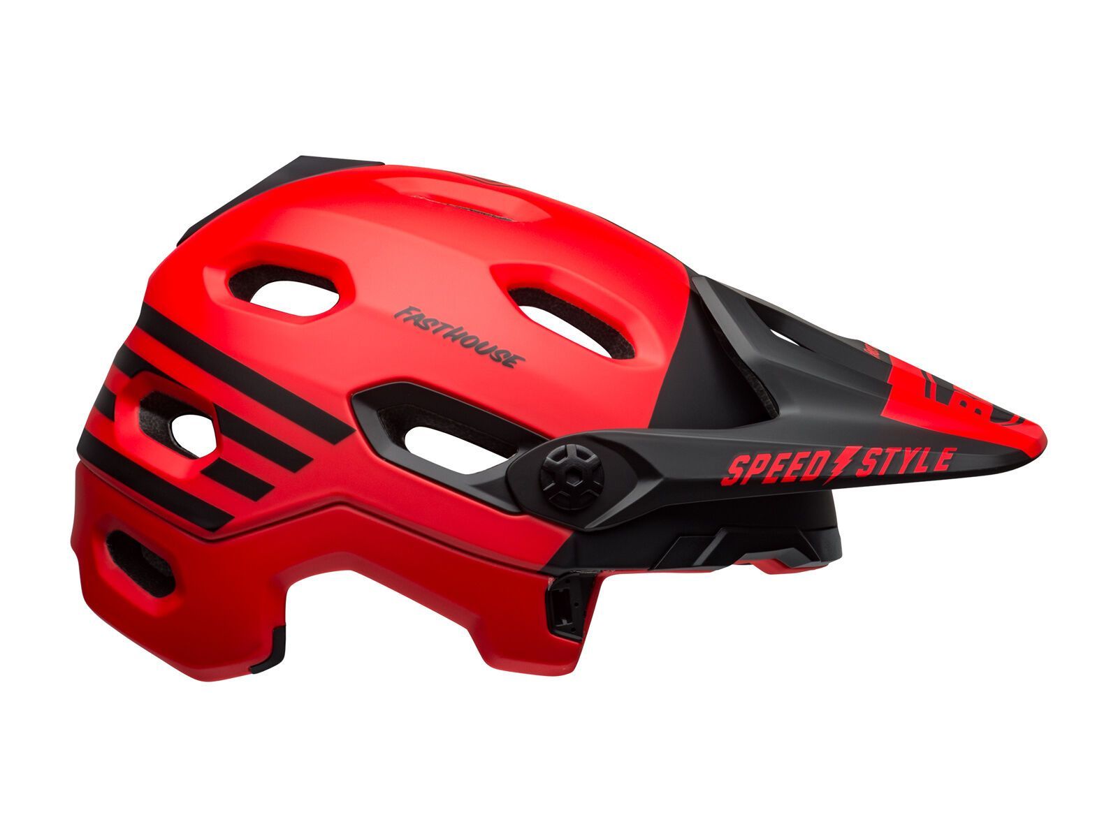 Bell Super DH Spherical MIPS Fasthouse, matt/gloss red/black - Bild 8