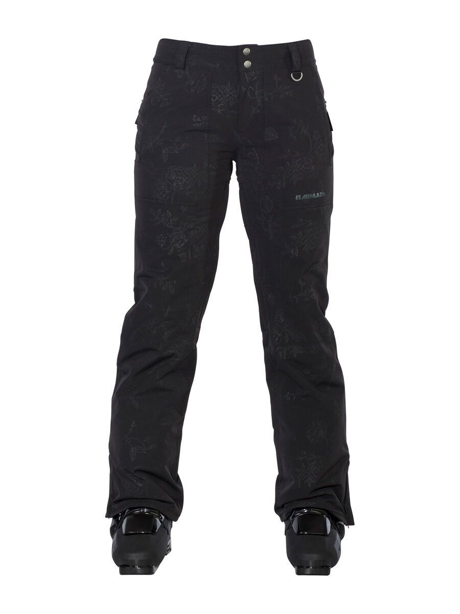 Armada Lenox Insulated Pant, black floral emboss - Bild 1