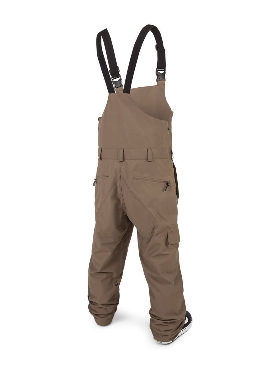 スノーボード VOLCOM V.Co Sparta Bib Overall - Teak Volcom V.CO Sparta Mens Bib Overall Pant 2025 | Corbetts Ski