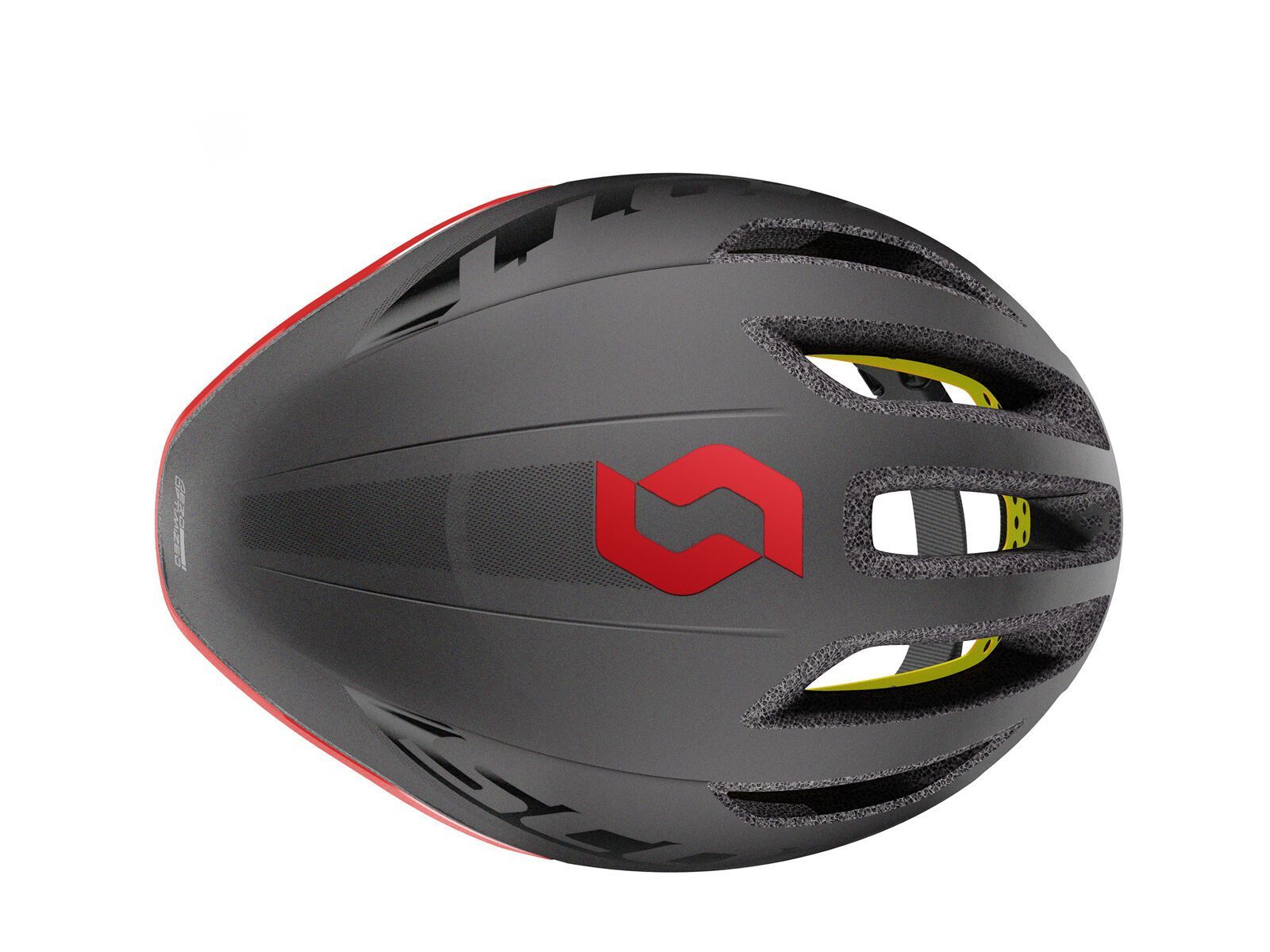 Scott Cadence Plus Helmet, dark grey/red - Bild 3