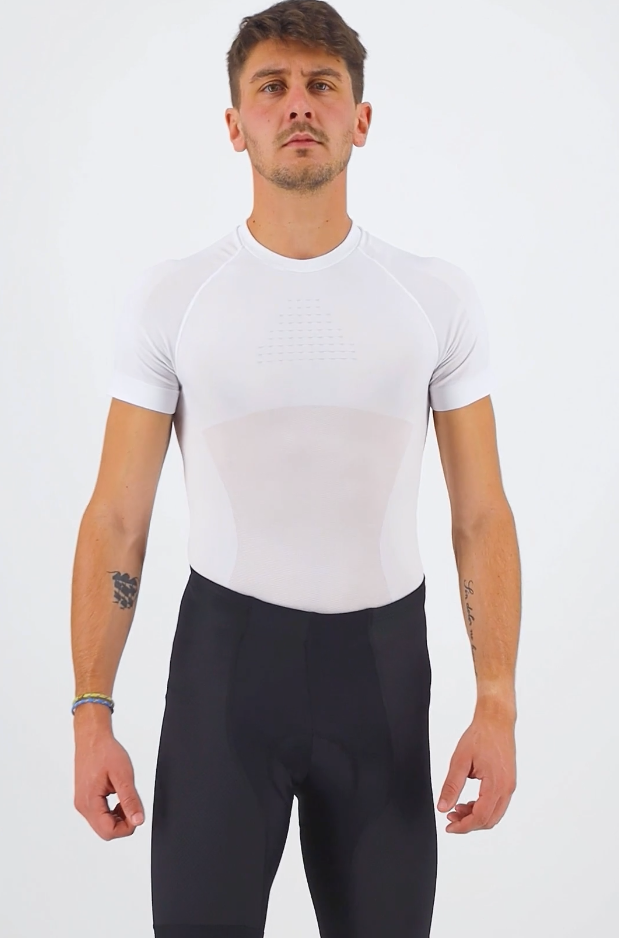 Castelli Core Seamless Base Layer SS, white - Video 10