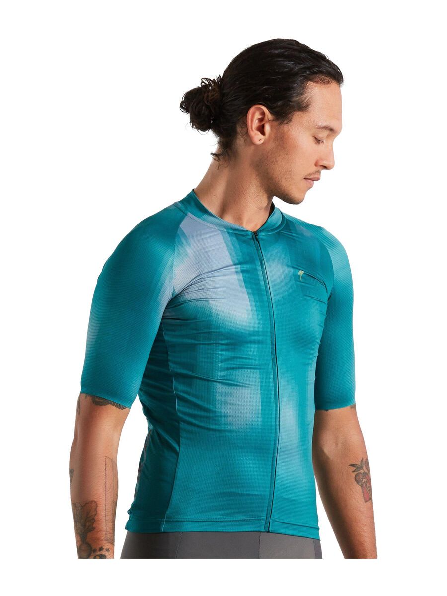Specialized Men's SL Air Distortion Short Sleeve Jersey, tropical teal - Bild 2