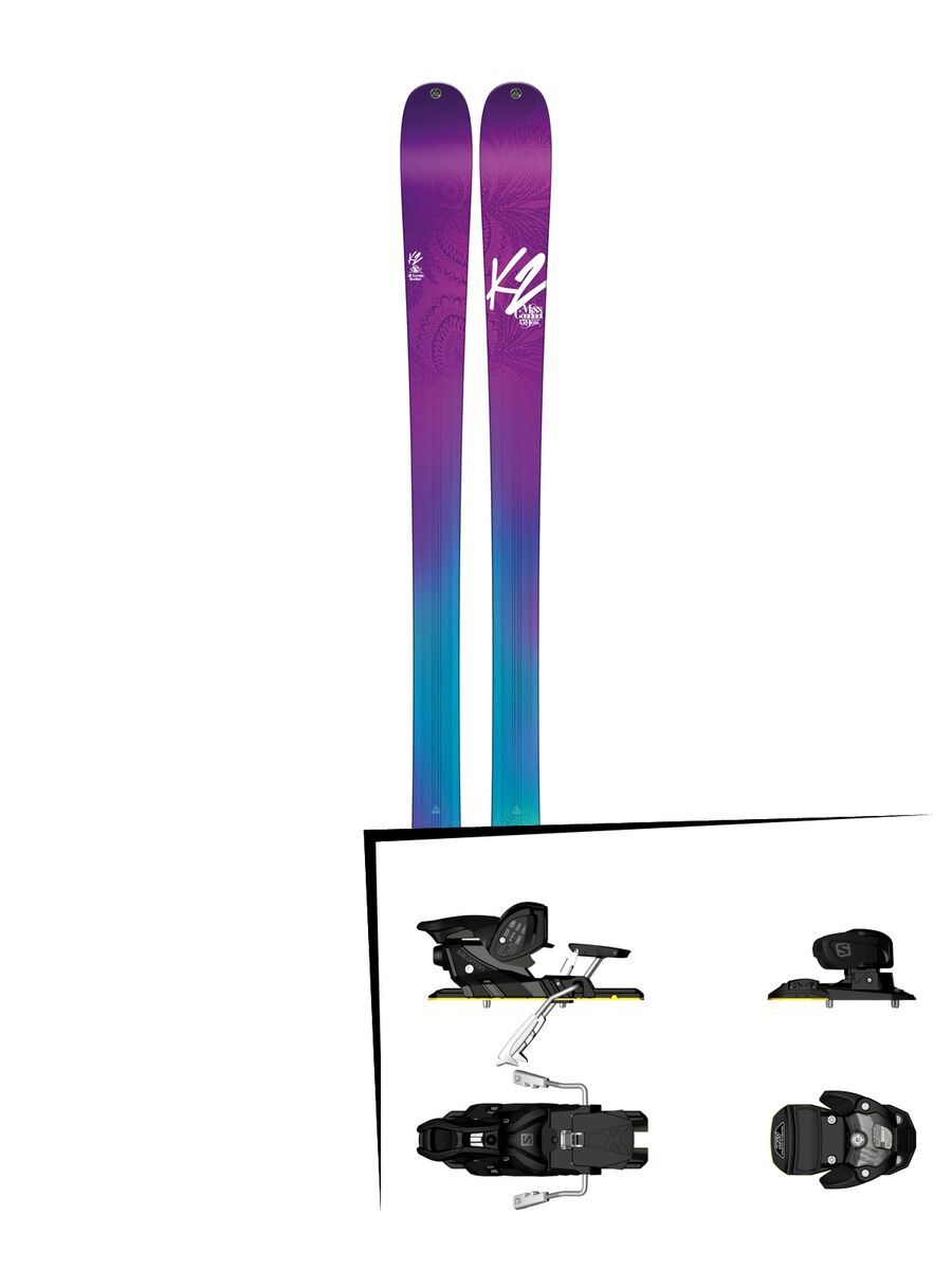 K2 SKI Set: Missconduct 2016 + Salomon Warden MNC 13 - Bild 1