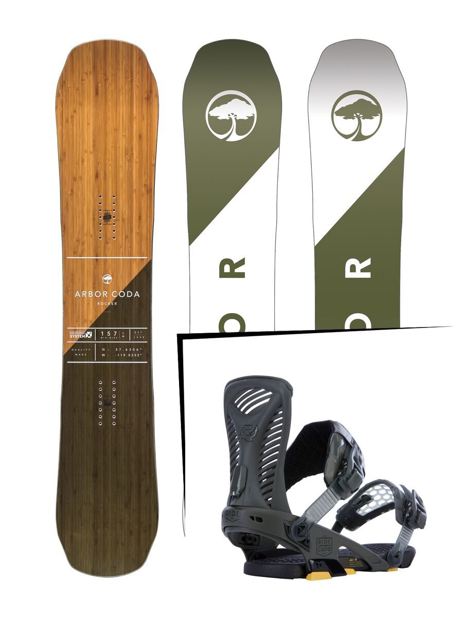 Set: Arbor Coda Rocker 2017 + Ride Capo (1178170S) - Bild 1