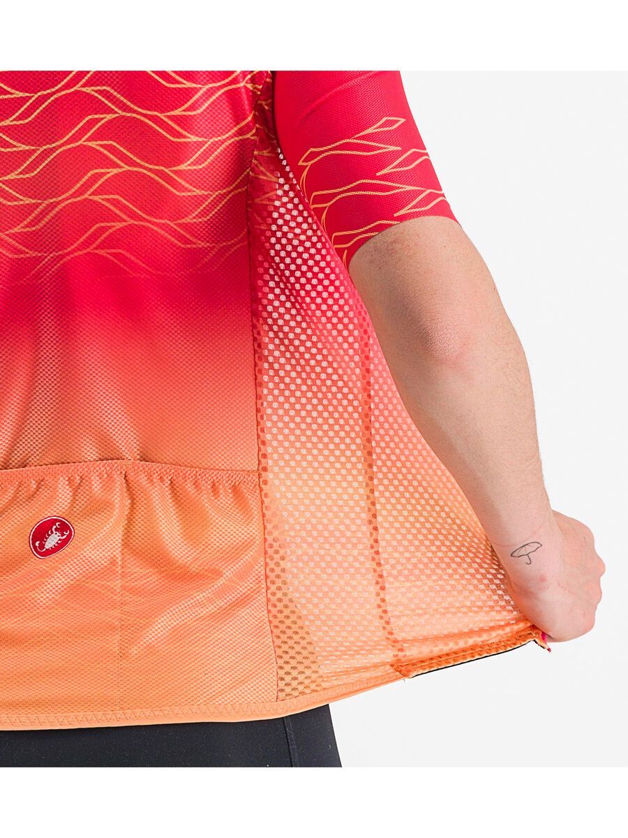 Castelli Climber's 2.0 W Jersey, hibiscus/soft orange - Bild 5