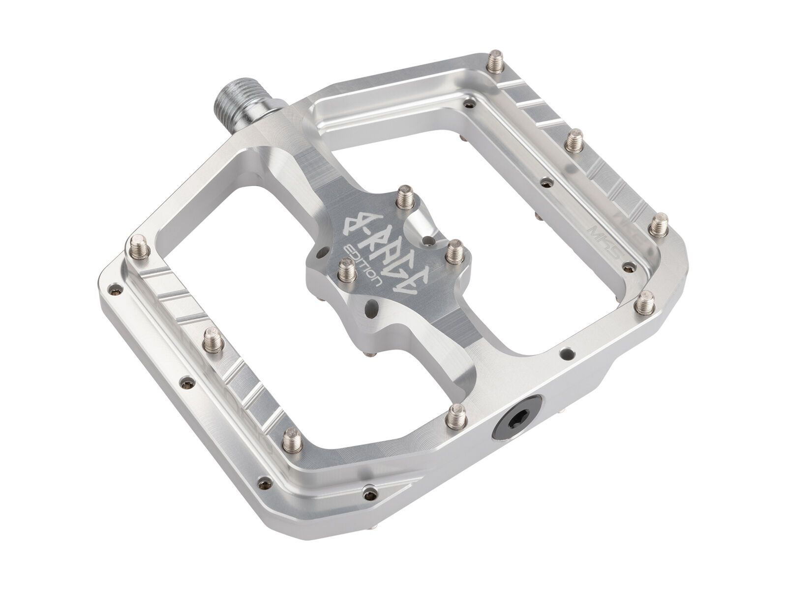 Burgtec Penthouse Flat MK5 Pedals B-Rage Edition, rhodium silver - Bild 2